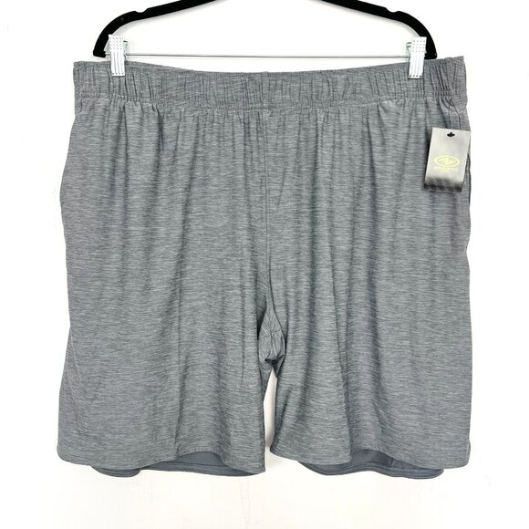 NWT Athletic Works Active Shorts Grey XL - Picture 1 of 4